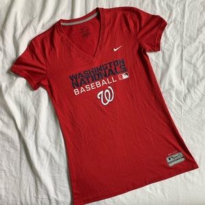 Washington Nationals women’s athletic shirt- XS